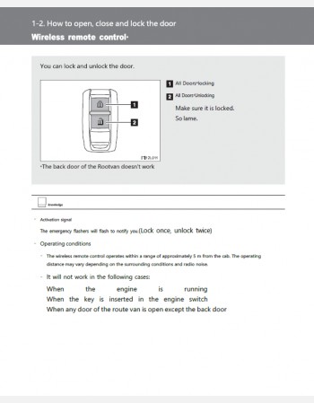 toyota dyna cargo 2016-2017 owners manual